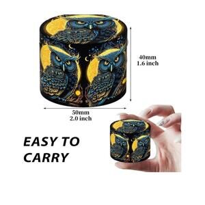 Owl Herb Tobacco Grinder Spice Herbal Metal Smoke Crusher